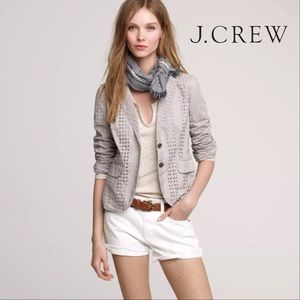 EUC J Crew Schoolboy Eyelet Jacket Blazer 4